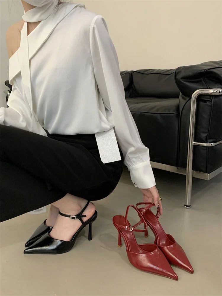 Seductive Point Sling Heels