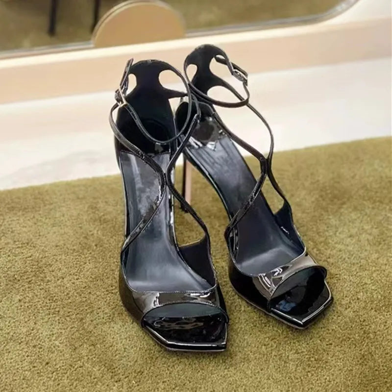 Square Toe Stiletto Heels