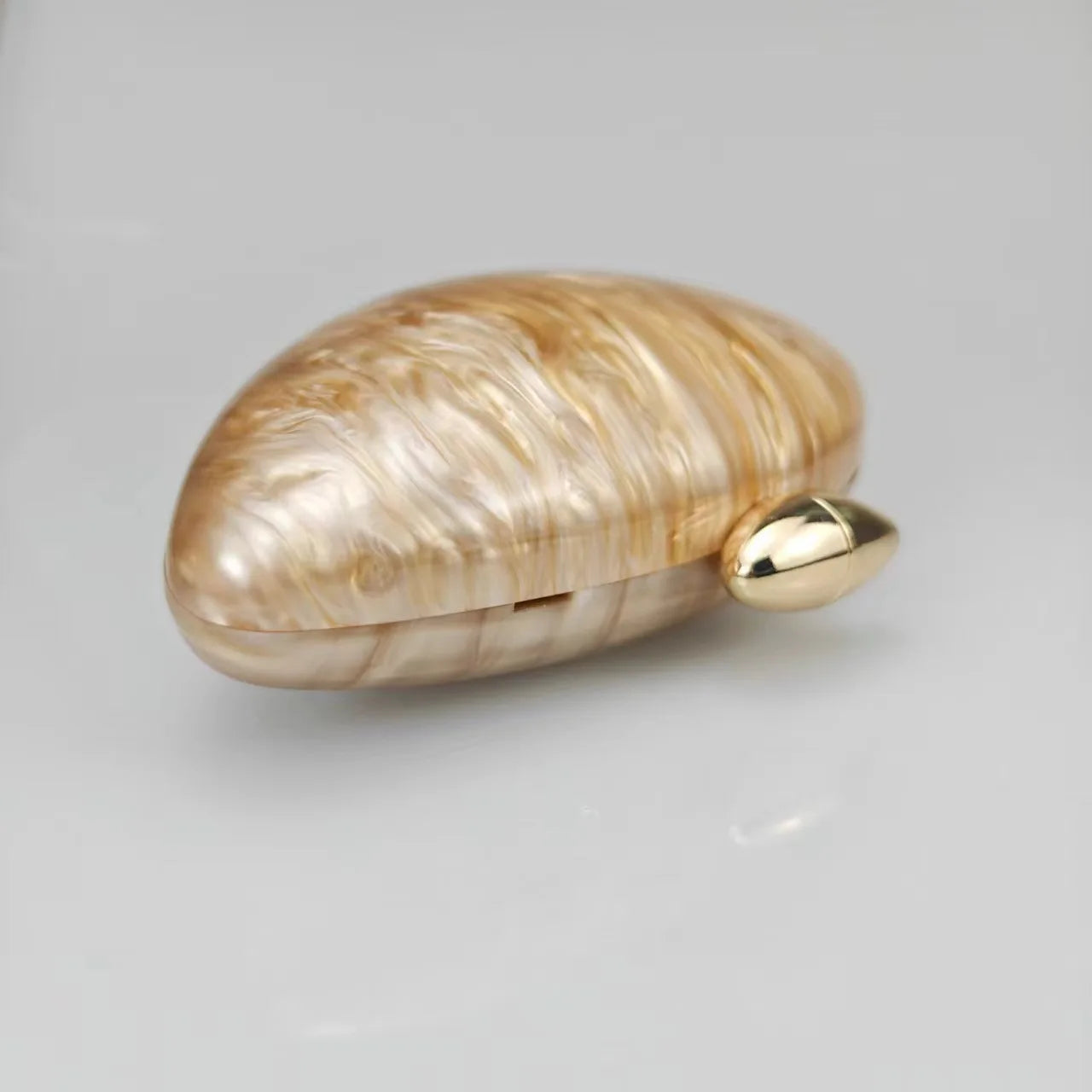 Acrylic Egg Shape Cutch Bag