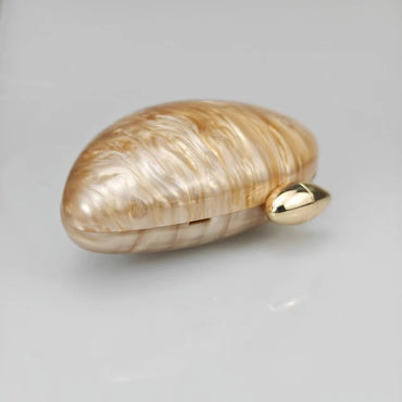 Acrylic Egg Shape Cutch Bag