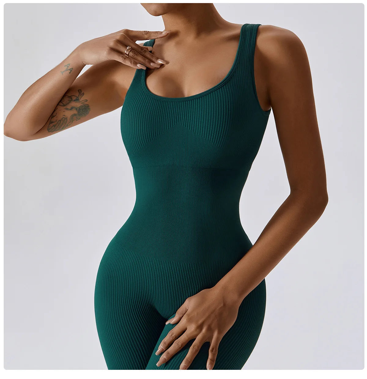 Seamless One-Piece Yoga Jumpsuit