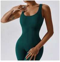 Seamless One-Piece Yoga Jumpsuit