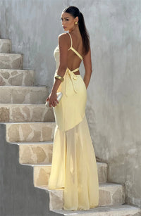 One Shoulder Backless Sexy Maxi Dress