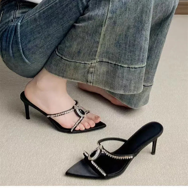 Luxury Rhinestones Gem Stiletto High heels