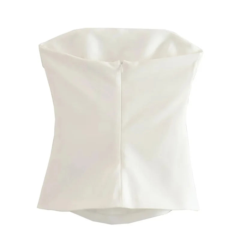 Ruched Tube Top