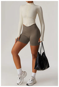 2pcs Seamless Yoga Short / Leggings Set