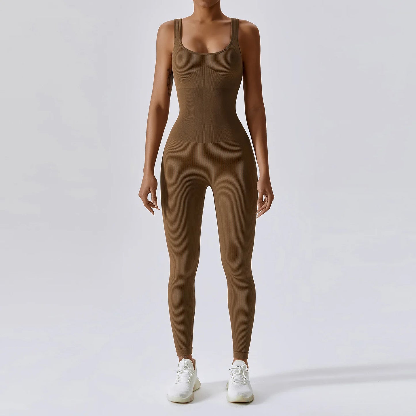 Seamless One-Piece Yoga Jumpsuit