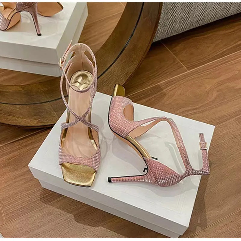 Square Toe Stiletto Heels