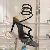 Black Magic Coil Heels