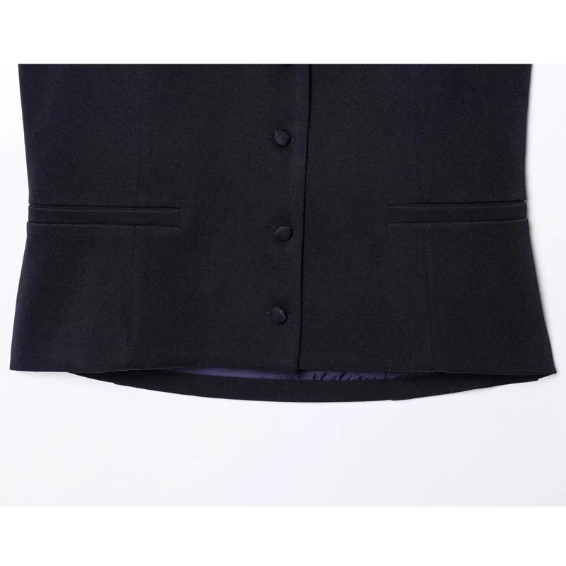 Waistcoat Backless Sleeveless Vest Tops