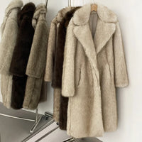 Cashmere Cloud Faux Fur Coat