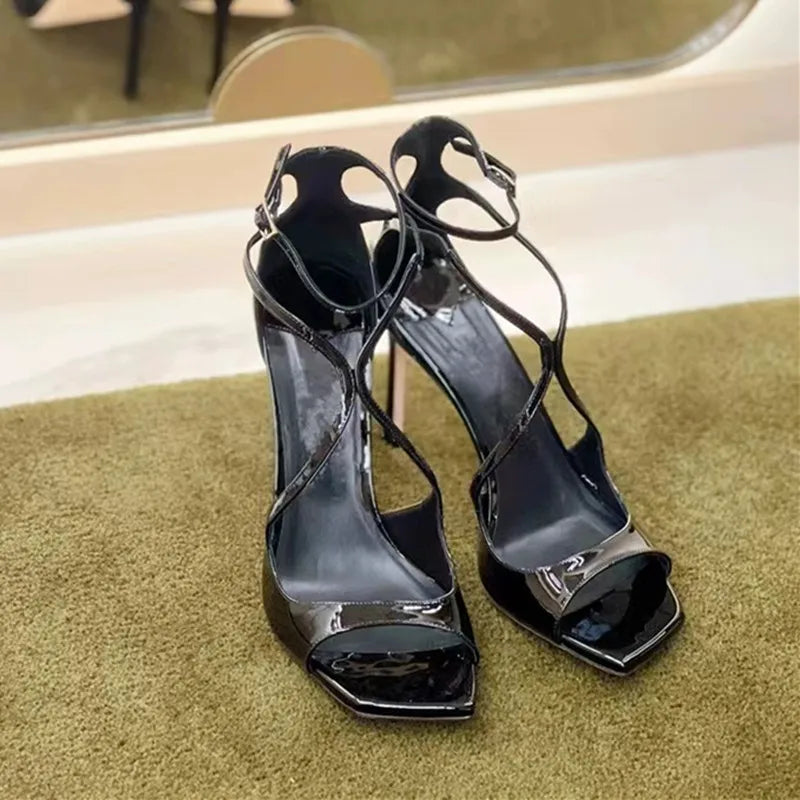 Square Toe Stiletto Heels