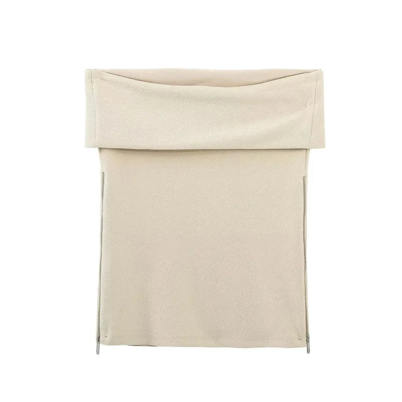 Sleeveless Bustier Tube Corset Top