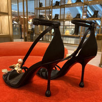 Star style Metal Flowers Stiletto High heels