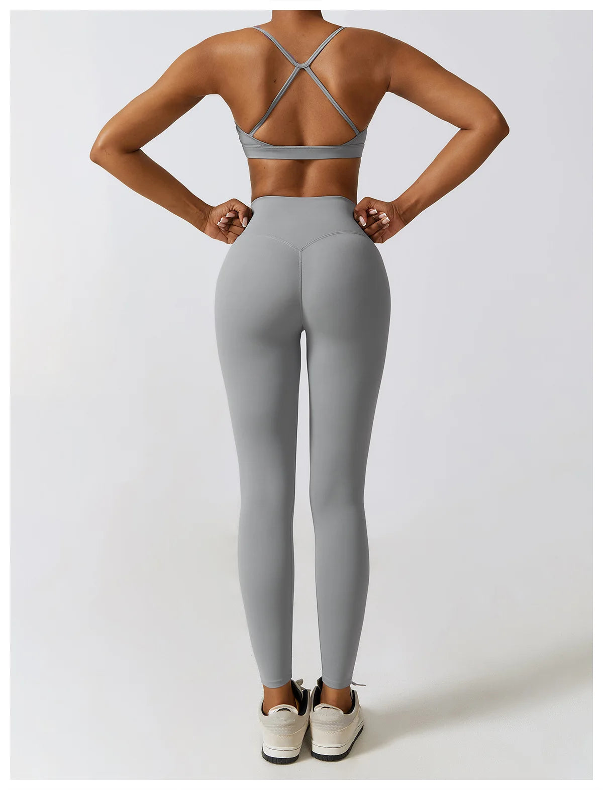 Crop Top Long Sleeve Leggings Set