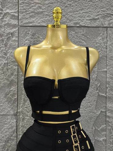 Buckle Up Babe Skirt Set