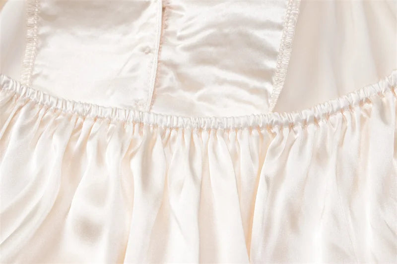 Solid Halter V Neck Backless Sexy Mini Dress