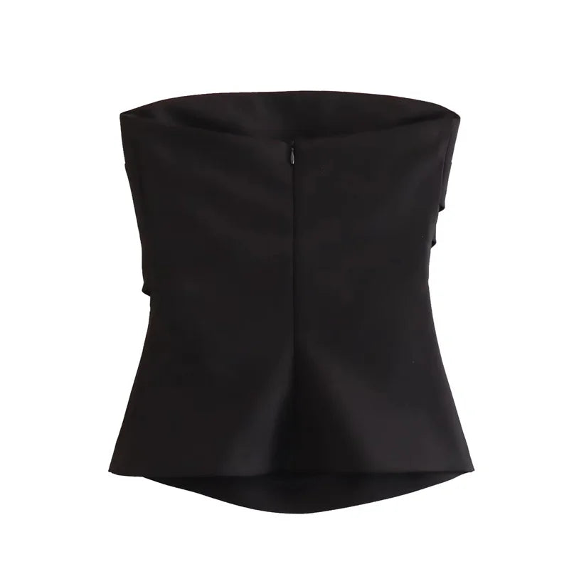 Ruched Tube Top