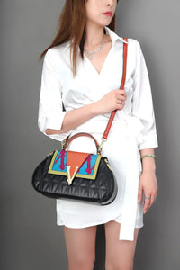 Embroidery Top Handle Designer Shell Shoulder bags