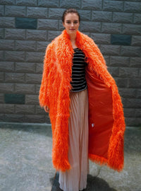 Snowfall Drama Maxi Coat