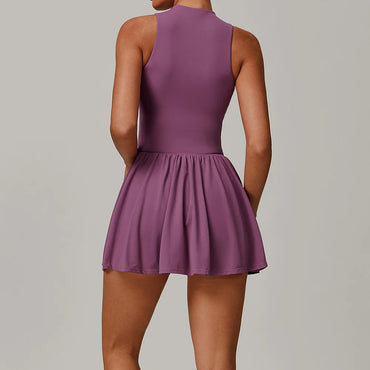 Jaleesa One-piece Zipper Yoga Rompers