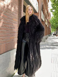 Snowfall Drama Maxi Coat