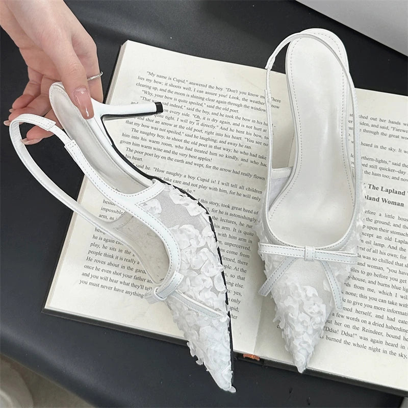 Love Letter Lace Slingbacks