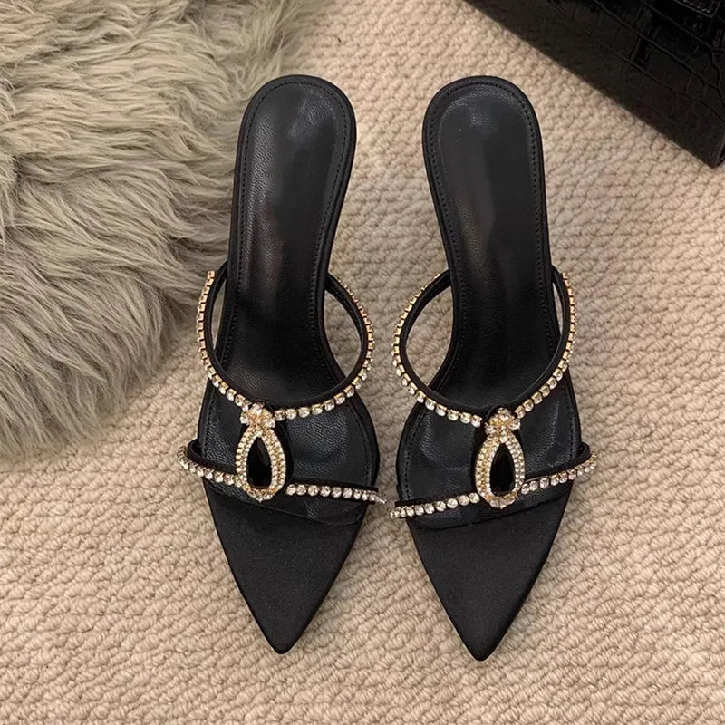 Luxury Rhinestones Gem Stiletto High heels