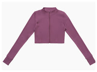 Crop Top Long Sleeve Leggings Set