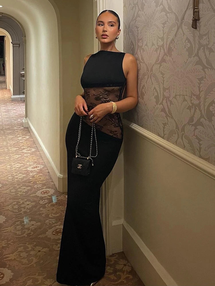 Blush Secret Backless Maxi