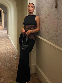 Blush Secret Backless Maxi