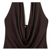 Gold Cuff Collar Sleeveless Bodysuits