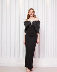 White Élysée Evening Gown