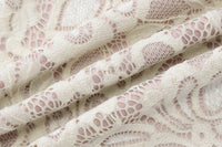 Lace Hollow Out Long Sleeve Sexy Mini Dress