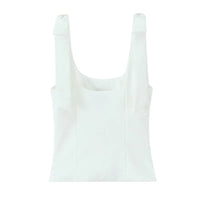 Shoulder Bow Sleeveless Top