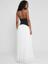 Halter Deep V Neck Backless Sexy Maxi Dress