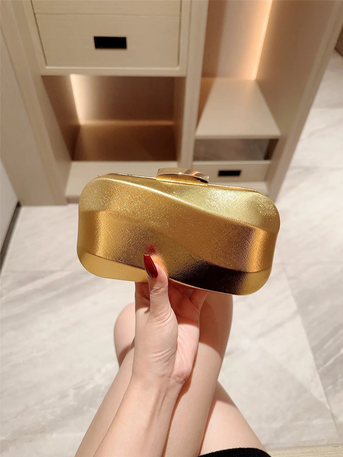 Gold Fever Mini Clutch