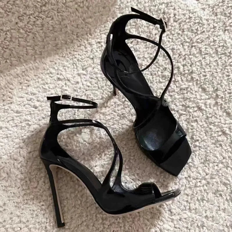 Square Toe Stiletto Heels