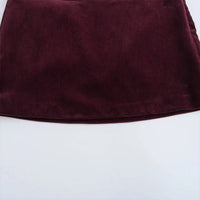 Contour Fit Corduroy Mini