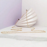 Hot Coral Seashell Bag