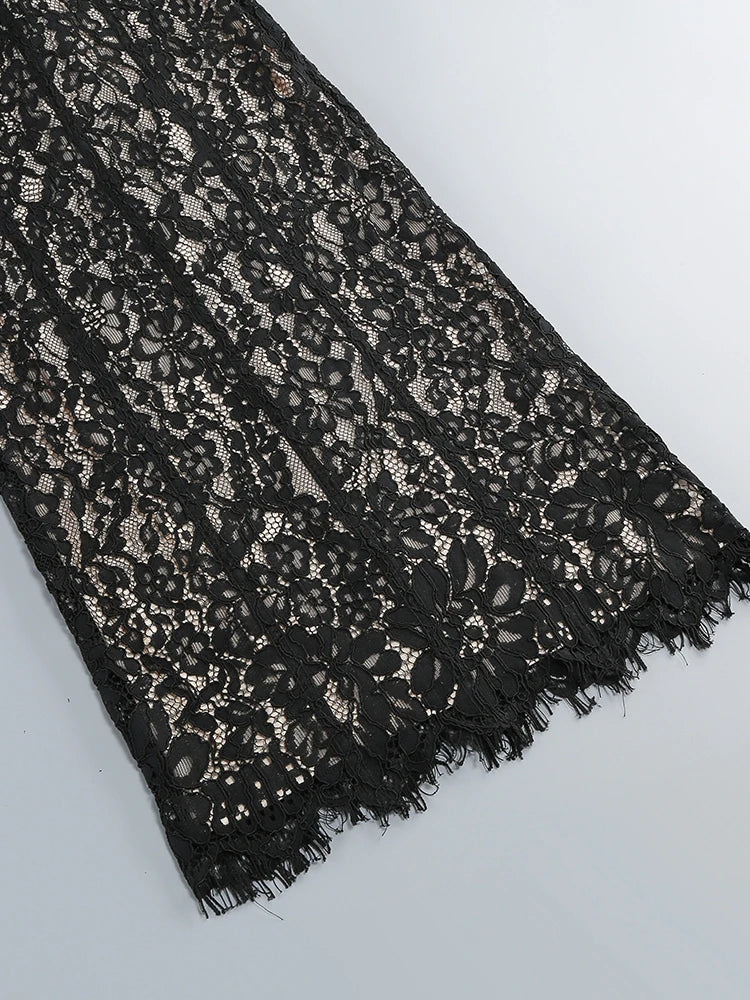 All Eyes On Lace Dress