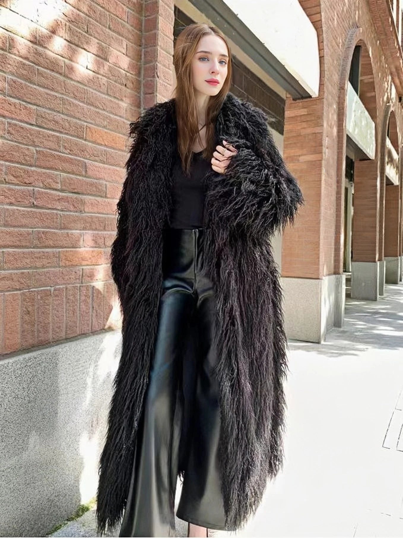 Snowfall Drama Maxi Coat