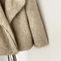 Cashmere Cloud Faux Fur Coat