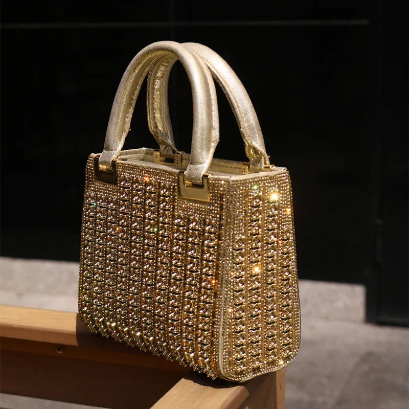 The Royale Crystal Mini Tote