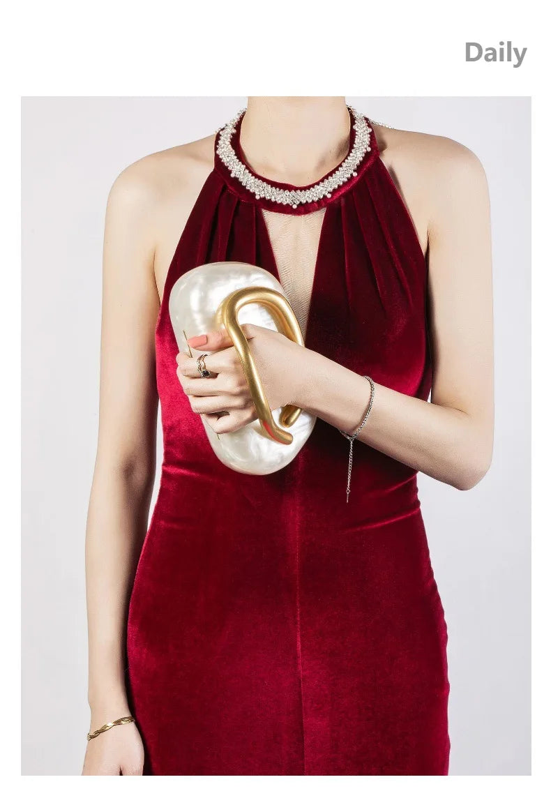 Closure Clutch Evening Bag