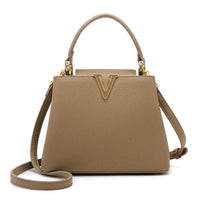 Luxury Leather Crossbody Tote Bag