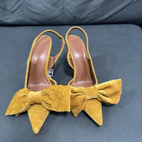Slingback Butterfly-knot  Pointed toe Thin Heels