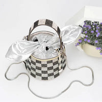 Rhinestones Diamond Evening Bucket Bag