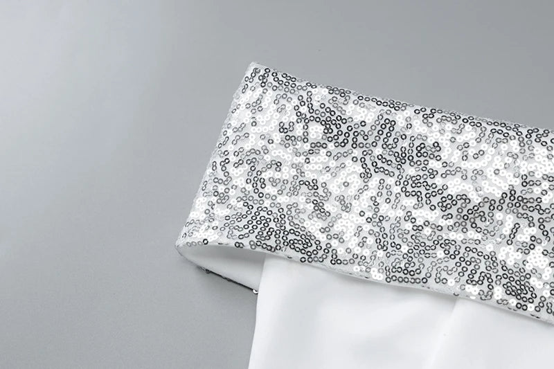 Off-shoulder Sequins Strapless Sexy Mini Dress