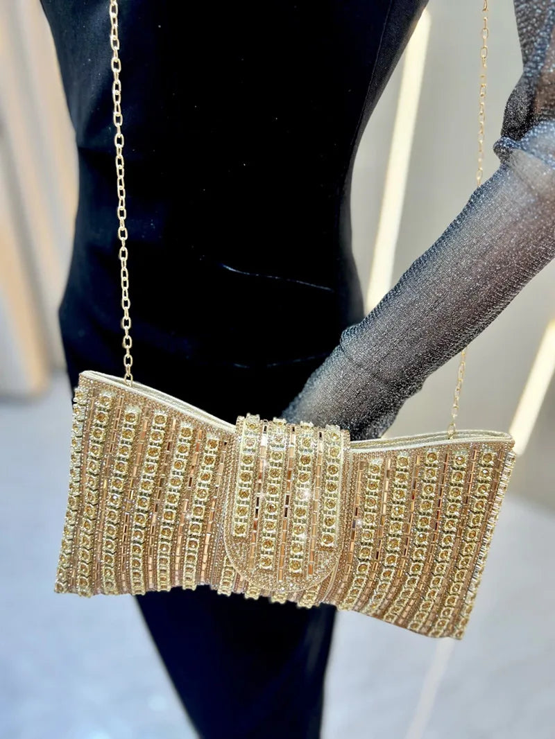 Glitz & Grace Bow Clutch